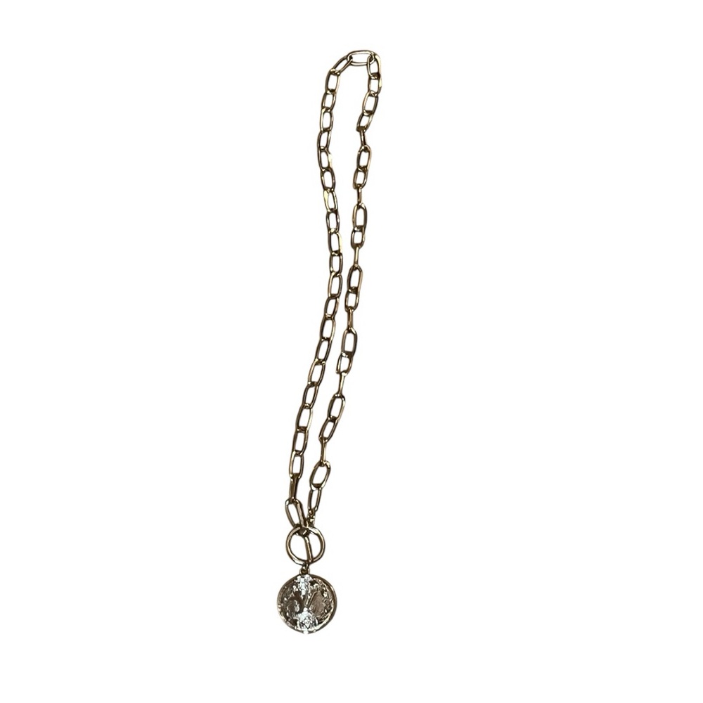 Vintage LV Stamped Silver Louis Vuitton Authentic Upcycled LV charm necklace - Picture 5 of 10